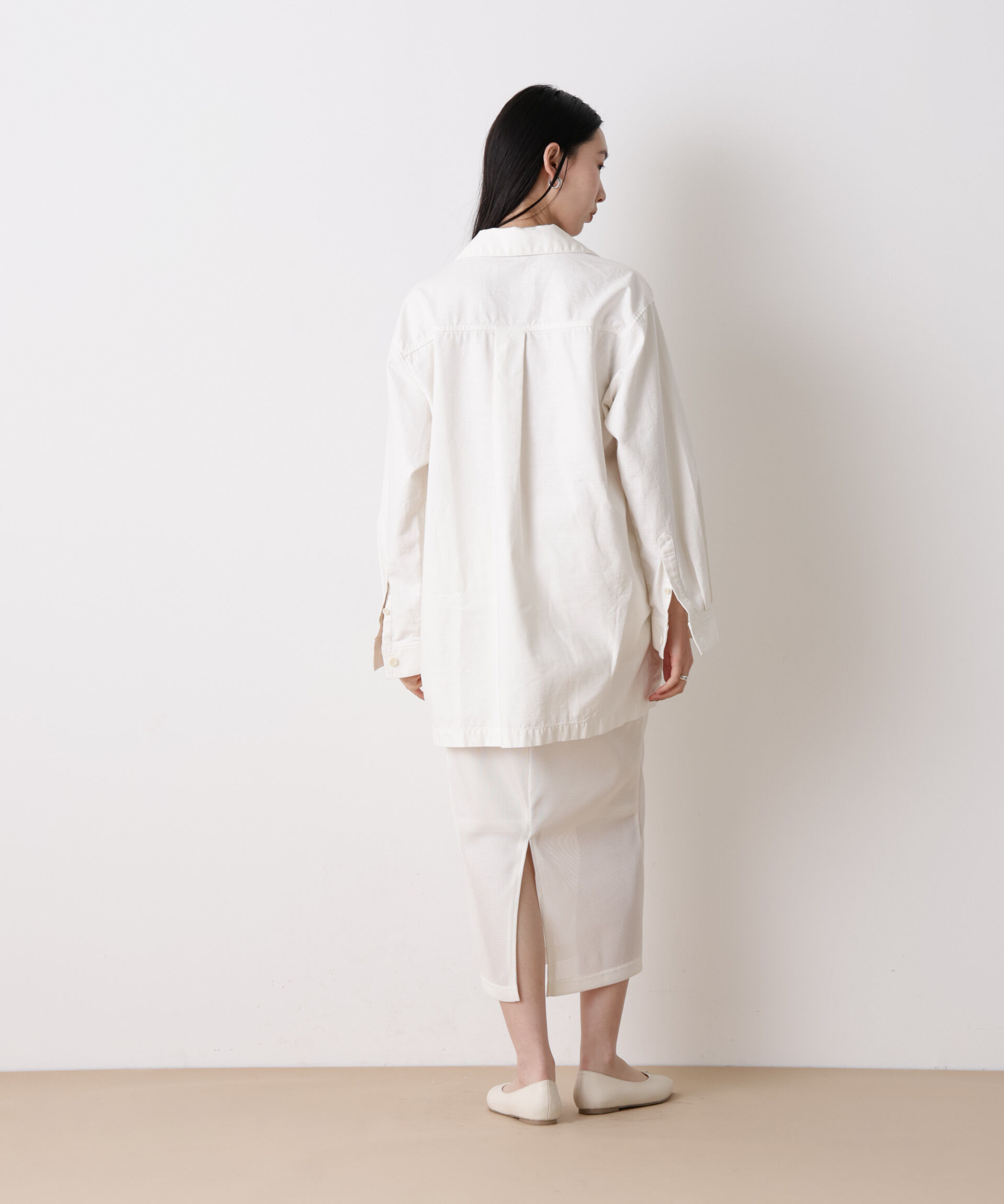 nano･universe「「STEVELOUR」シアーメッシュダンボールタイトスカート(セットアップ可)」|スカート|