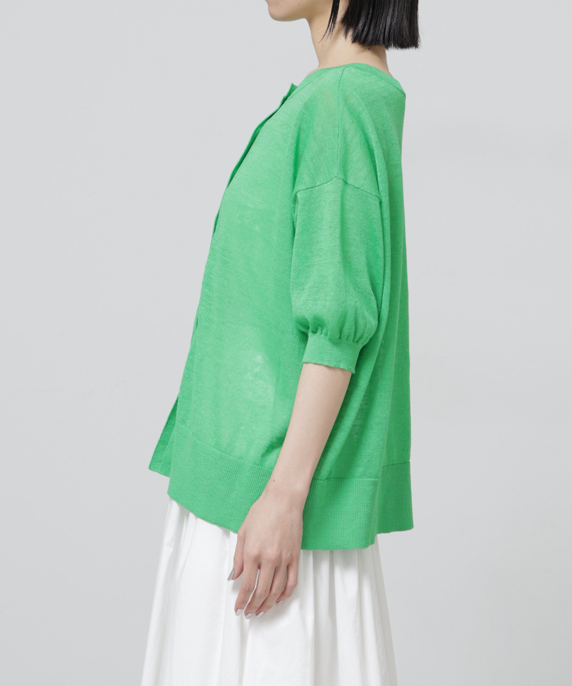 nano･universe「European Flax 2wayオーバーニットトップス」|ニット・セーター|