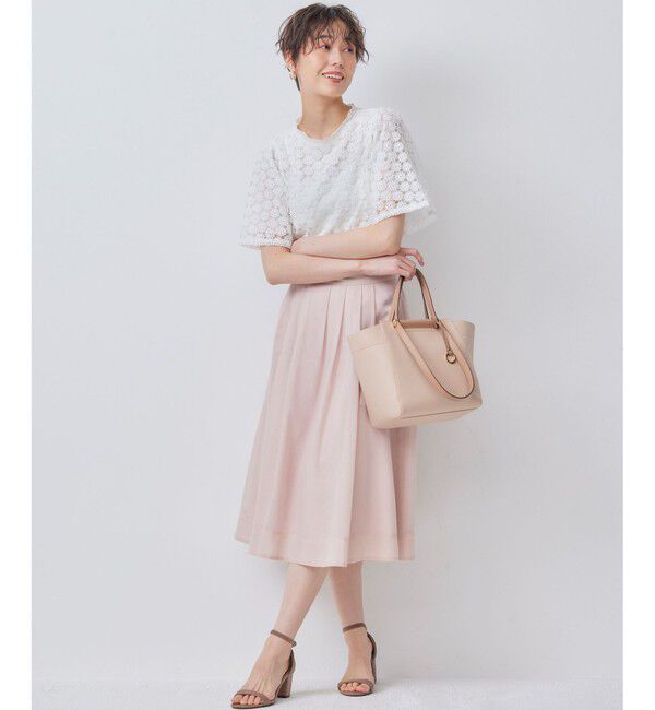 組曲「【洗える・シワになりにくい】カラーボイル シアーフレアスカート」|スカート|