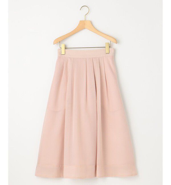 組曲「【洗える・シワになりにくい】カラーボイル シアーフレアスカート」|スカート|