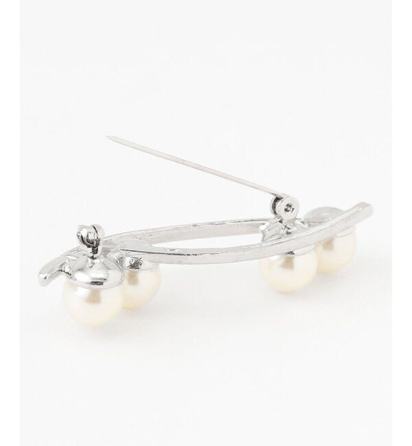 自由区「リーフパール ブローチ」|ブローチ・コサージュ|