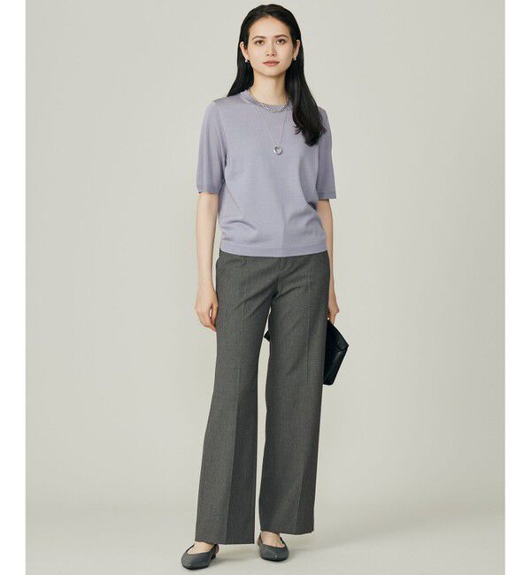 自由区「【アンサンブル対応】アセテートコットンプルオーバー ニット」|ニット・セーター|