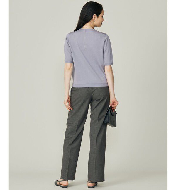 自由区「【アンサンブル対応】アセテートコットンプルオーバー ニット」|ニット・セーター|