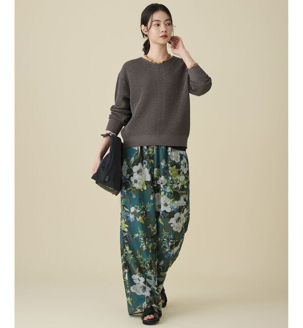 自由区「ボタニカルプリントドロスト パンツ」|その他|