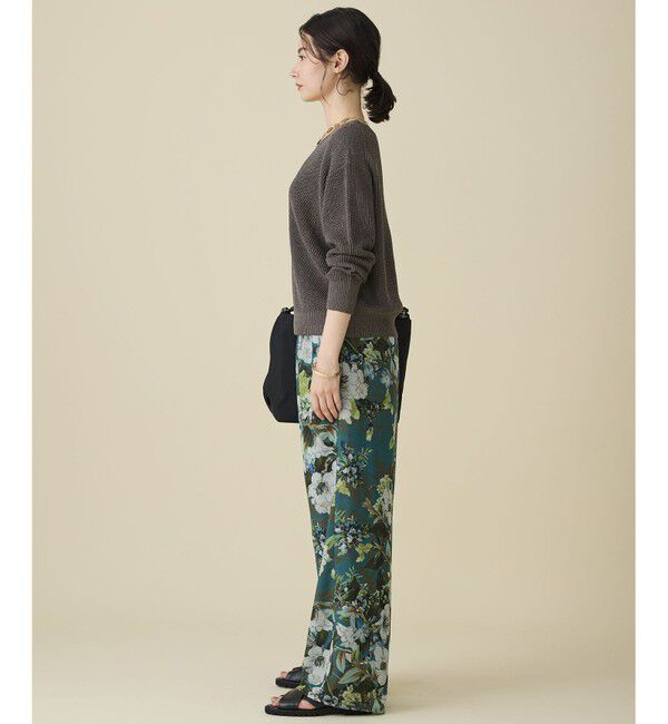 自由区「ボタニカルプリントドロスト パンツ」|その他|
