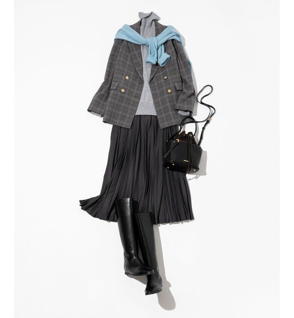 23区「【滝沢眞規子さん着用/BAILA掲載/洗える】ピュアカシミヤ タートルネック ニット」|ニット・セーター|