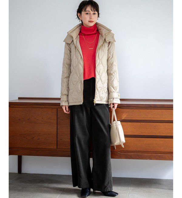 23区「【滝沢眞規子さん着用/BAILA掲載/洗える】ピュアカシミヤ タートルネック ニット」|ニット・セーター|