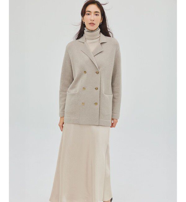 23区「【滝沢眞規子さん着用/BAILA掲載/洗える】ピュアカシミヤ タートルネック ニット」|ニット・セーター|