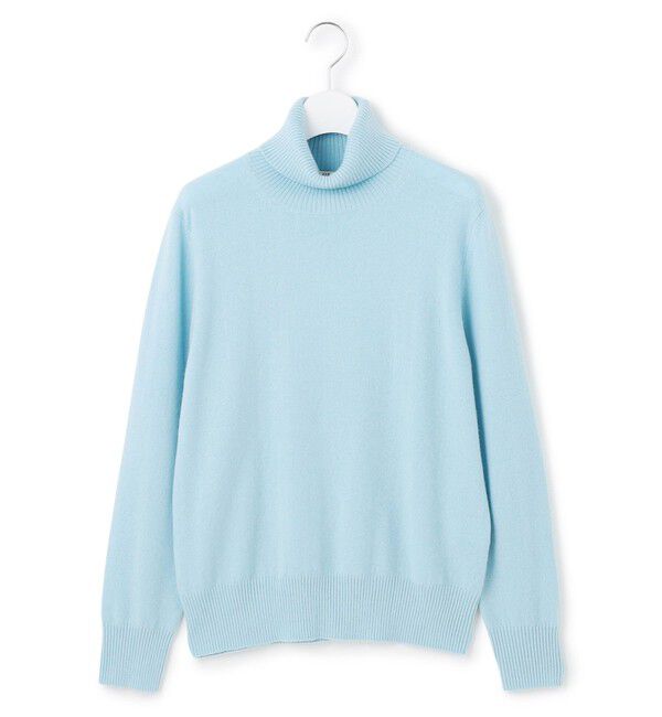 23区「【滝沢眞規子さん着用/BAILA掲載/洗える】ピュアカシミヤ タートルネック ニット」|ニット・セーター|