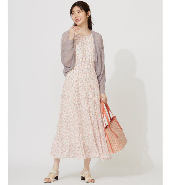 any SiS「【洗える】ニュアンスピーチ ワンピース」|ワンピース|