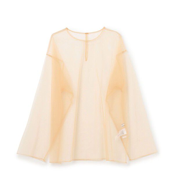 BEIGE,「【洗える・Oggi 6月号掲載】SILENE / オーバーサイズチュールブラウス」|シャツ・ブラウス|