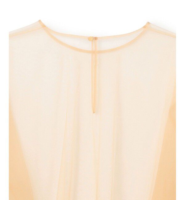 BEIGE,「【洗える・Oggi 6月号掲載】SILENE / オーバーサイズチュールブラウス」|シャツ・ブラウス|