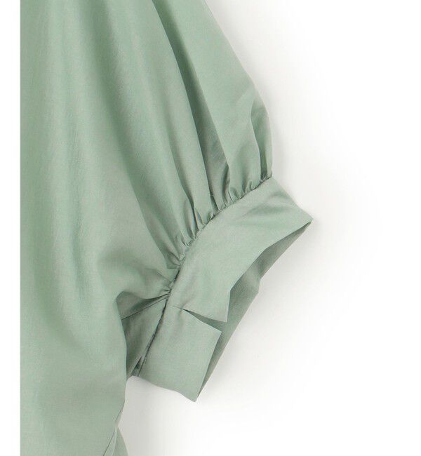 BEIGE,「【洗える】AMARYLLIS / シアーパフオーバーサイズブラウス」|シャツ・ブラウス|