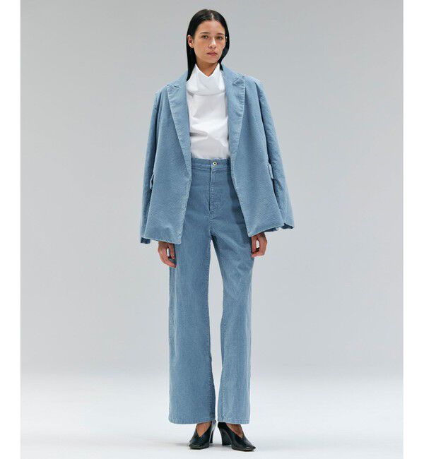 BEIGE,「【洗える】PERRY / コットンロールカラープルオーバーブラウス 」|シャツ・ブラウス|