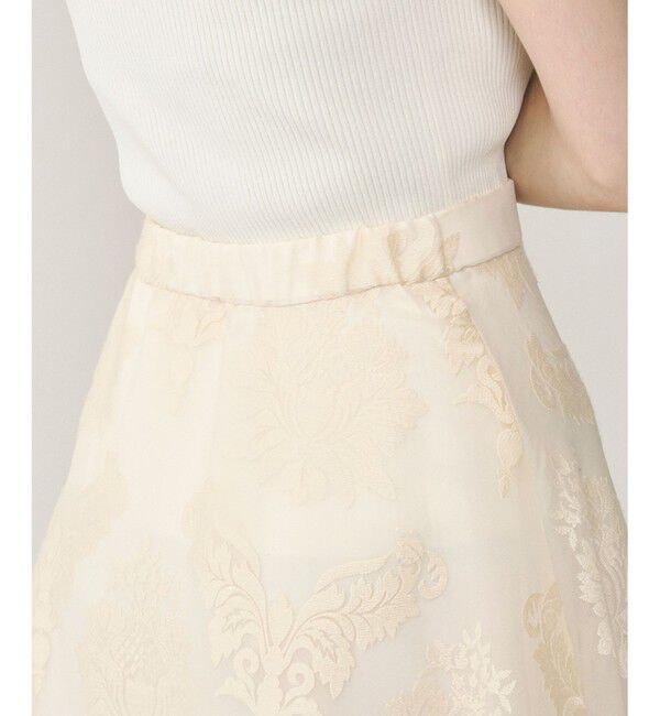 GRACE CONTINENTAL「オーナメントロングスカート」|スカート|