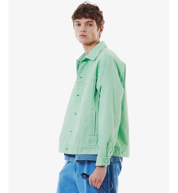 LACOSTE「11.5oz ボックスカラーデニムジャケット」|デニムジャケット|