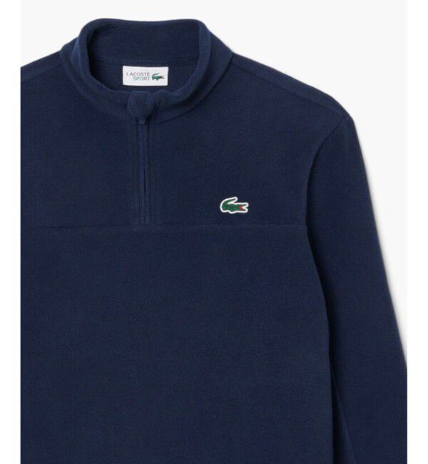 LACOSTE「マイクロフリースハーフジップゴルフトップ」|スウェット・ジャージ|