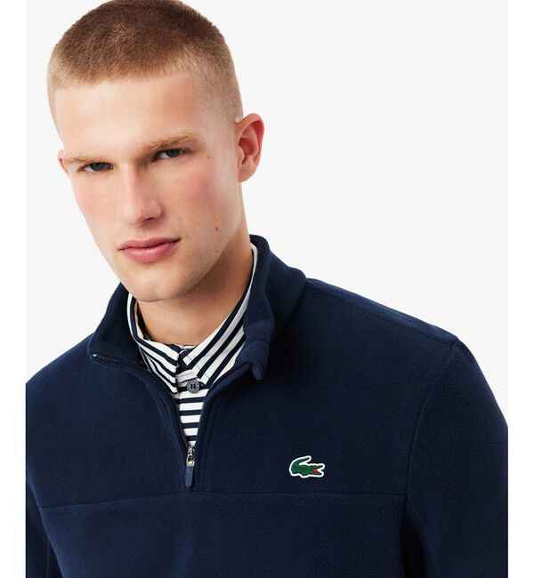 LACOSTE「マイクロフリースハーフジップゴルフトップ」|スウェット・ジャージ|