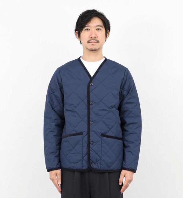 NOLLEY'S goodman「【TAION/タイオン】PIPING V NECK DOWN CARDIGAN 25AW」|ブルゾン・スタジャン|