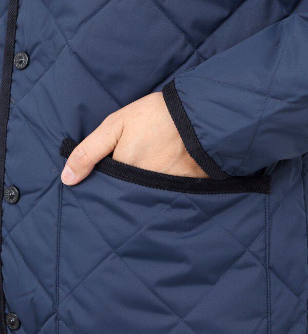 NOLLEY'S goodman「【TAION/タイオン】PIPING V NECK DOWN CARDIGAN 25AW」|ブルゾン・スタジャン|