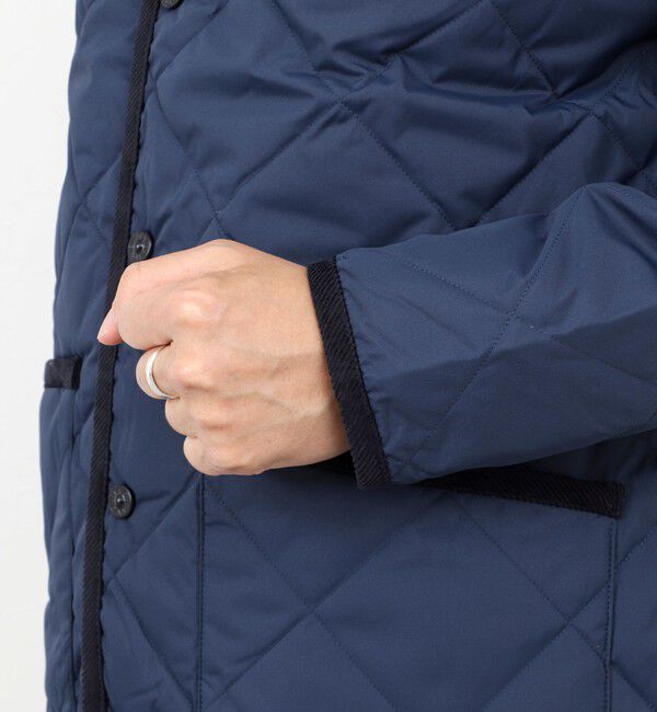 NOLLEY'S goodman「【TAION/タイオン】PIPING V NECK DOWN CARDIGAN 25AW」|ブルゾン・スタジャン|