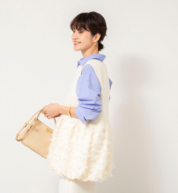 NOLLEY'S sophi「フリンジジャガード切替ベスト」|ベスト・ジレ|