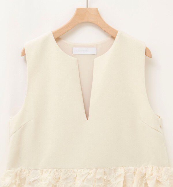 NOLLEY'S sophi「フリンジジャガード切替ベスト」|ベスト・ジレ|