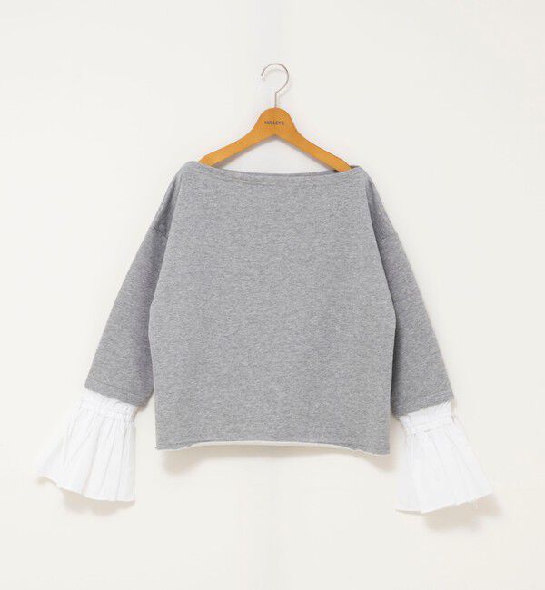NOLLEY'S「【WEB限定】ウォッシャブルシャツスリーブスウェットプルオーバー」|Tシャツ・カットソー|