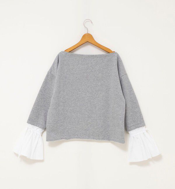 NOLLEY'S「【WEB限定】ウォッシャブルシャツスリーブスウェットプルオーバー」|Tシャツ・カットソー|