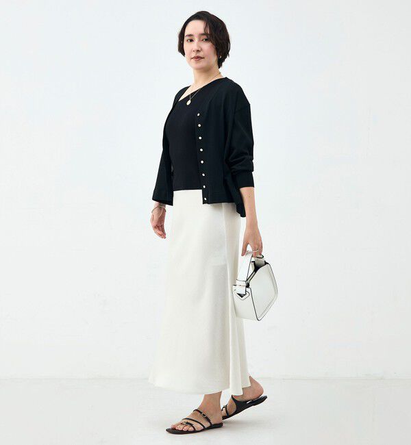 NOLLEY'S「《手洗い可能》アシメントリーカップ付きタンクトップ」|タンクトップ|