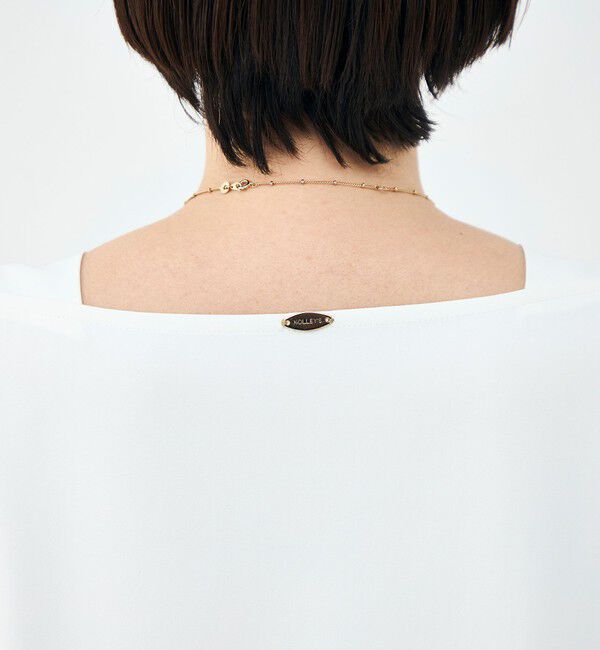 NOLLEY'S「《セットアップ対応》ウォッシャブルイージーツイルTブラウス」|シャツ・ブラウス|