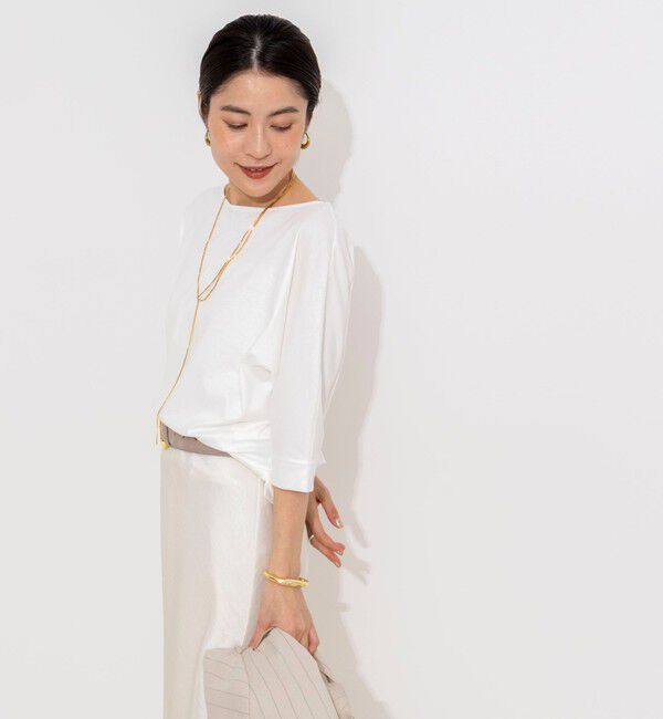 NOLLEY'S「ウォッシャブルドルマンTシャツ」|Tシャツ・カットソー|