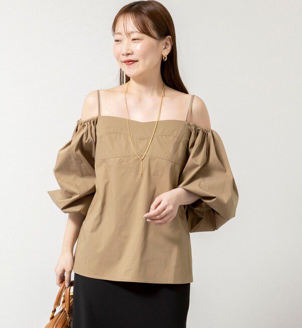 NOLLEY'S sophi「【PROTAGONISTA/プロタゴニスタ】ウォッシャブルオフショル2wayブラウス」|シャツ・ブラウス|