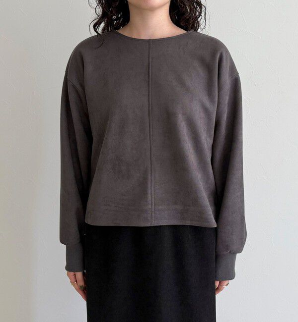 fredy emue「フェイクスエードダンボールプルオーバー」|Tシャツ・カットソー|