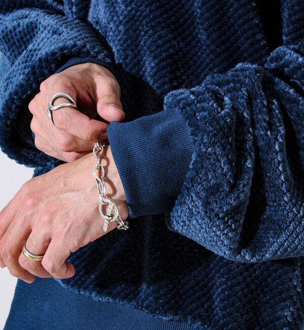 GLOSTER「【とろける暖かさ】パイナップルフリースクルーネックスウェット」|スウェット・ジャージ|