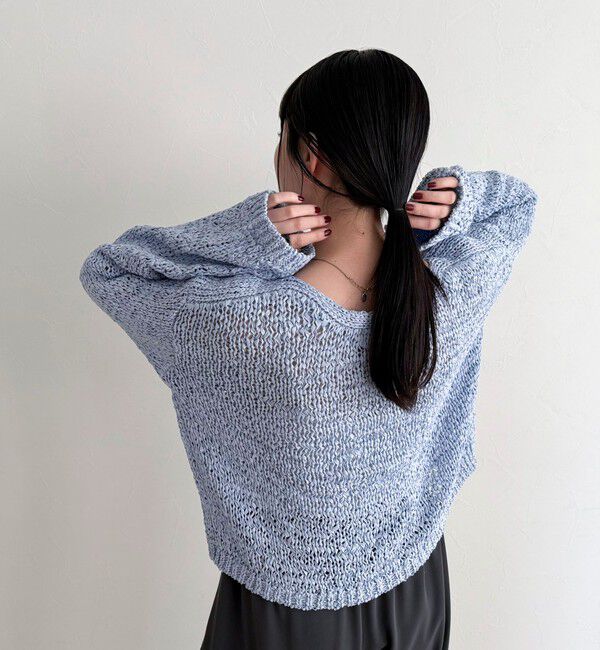 fredy emue「テープヤーンニットプルオーバー」|ニット・セーター|