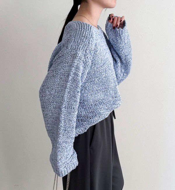 fredy emue「テープヤーンニットプルオーバー」|ニット・セーター|