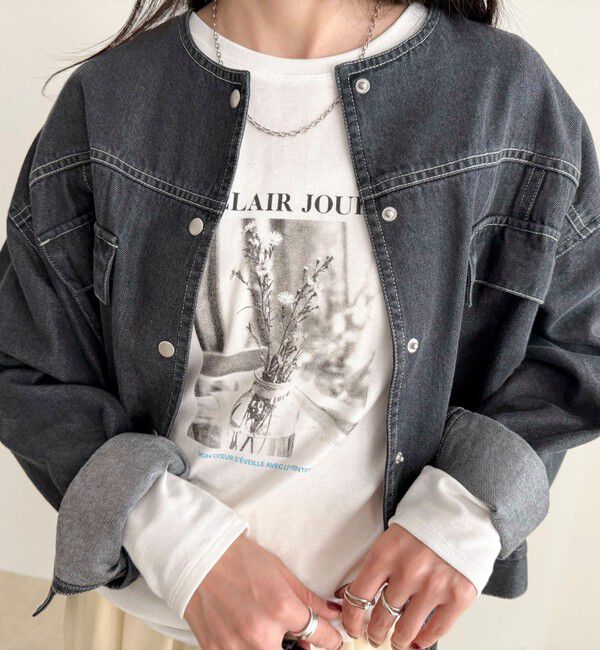 fredy emue「シアーphotoロンTシャツ」|Tシャツ・カットソー|