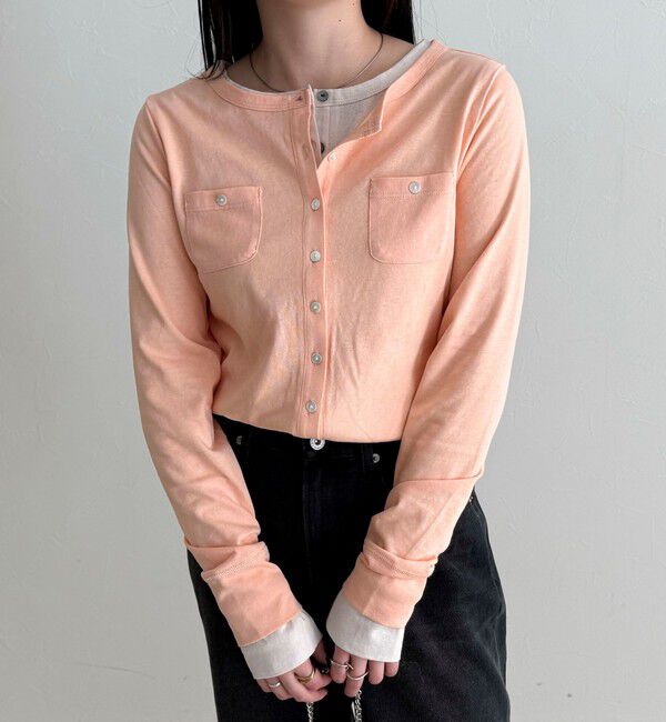 fredy emue「シアーカットソーカーディガン」|カーディガン|