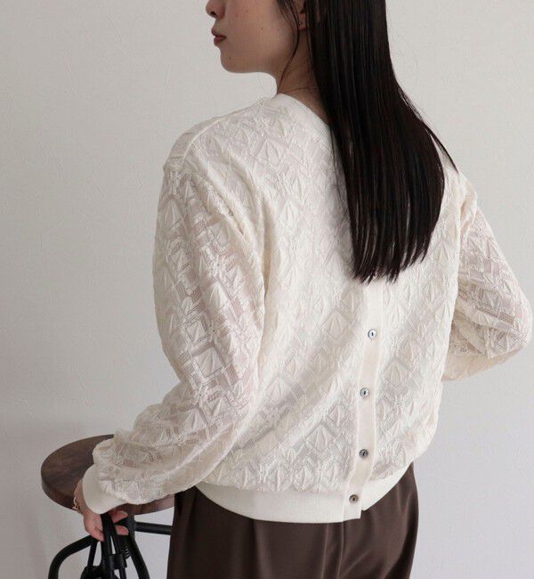 fredy emue「ストレッチレース2WAYプルオーバー」|Tシャツ・カットソー|