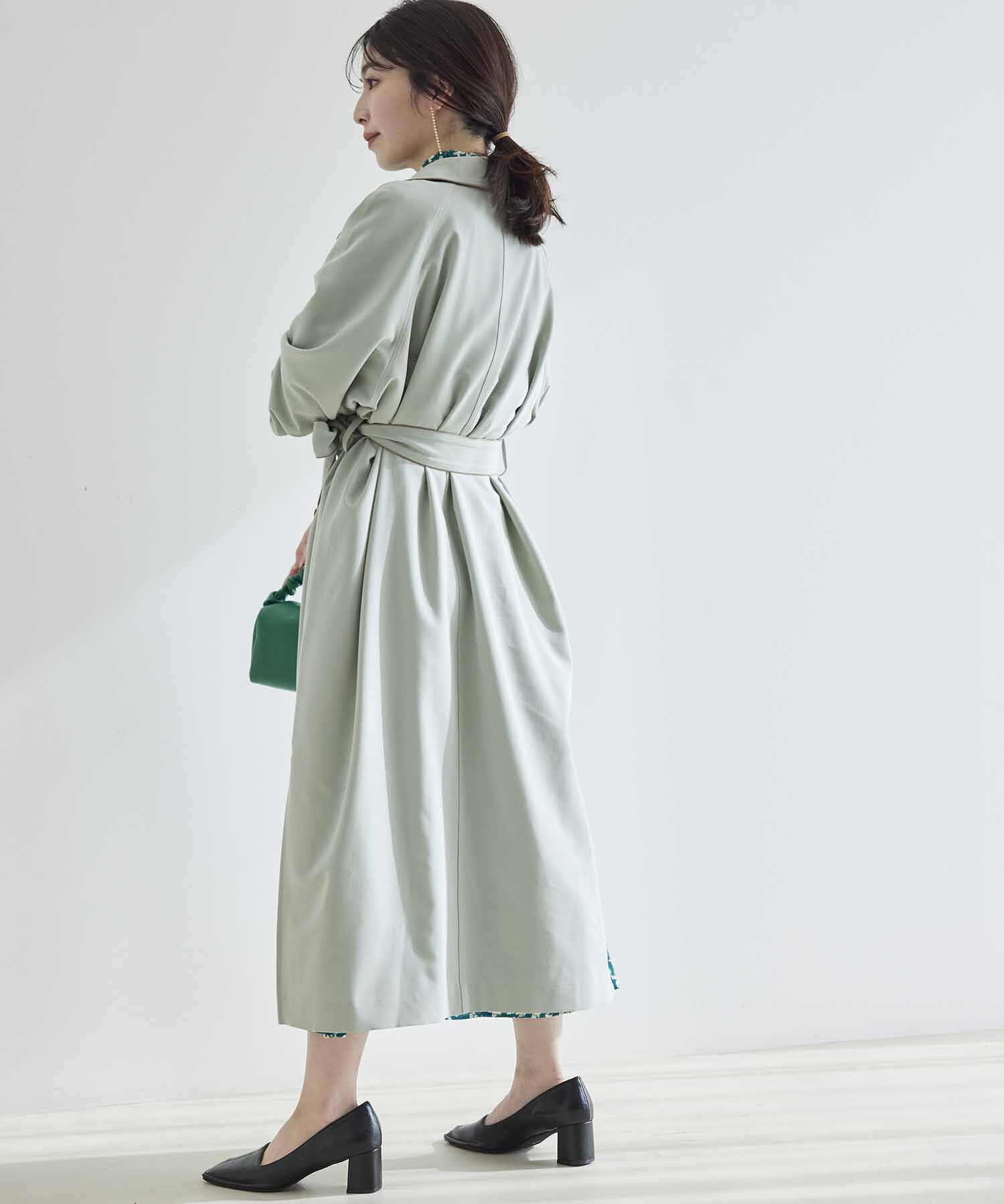 VIS「スタンドカラーコート」|トレンチコート|