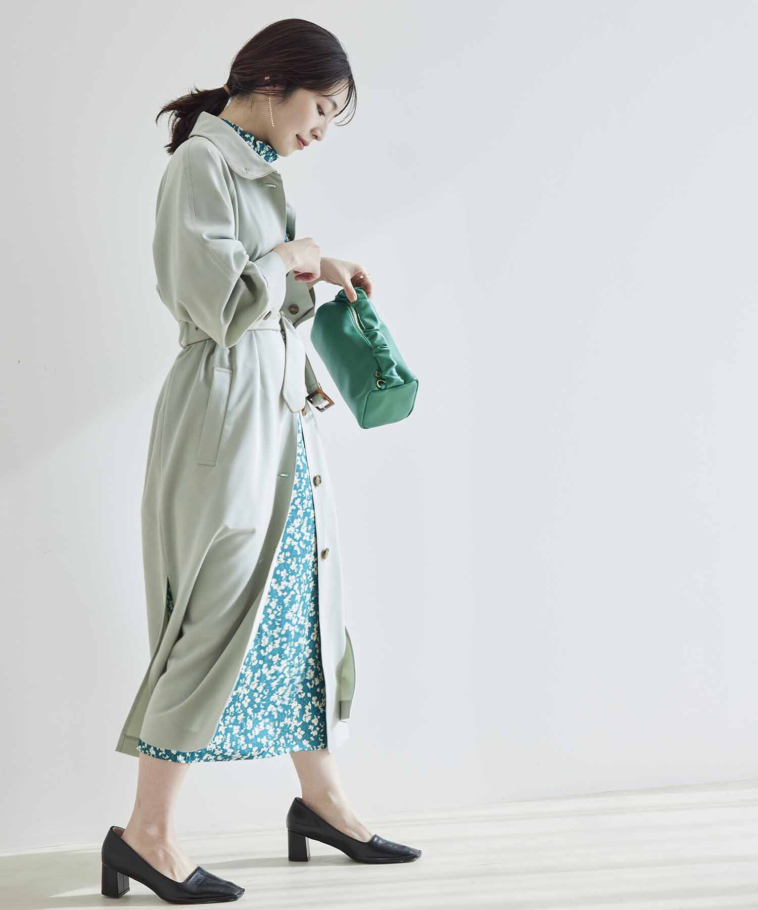 VIS「スタンドカラーコート」|トレンチコート|