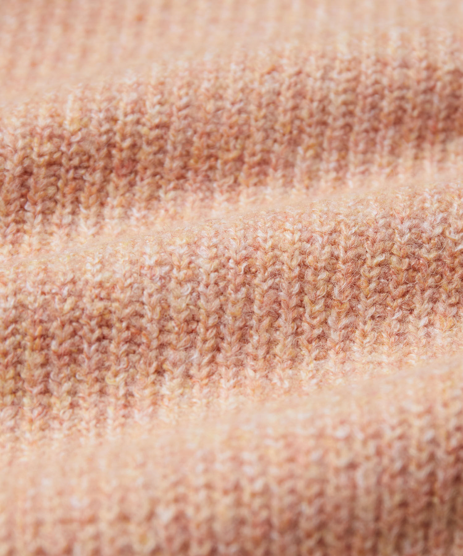 VIS「【洗える】ミドルゲージメランジ畦ハイネックニット」|ニット・セーター|