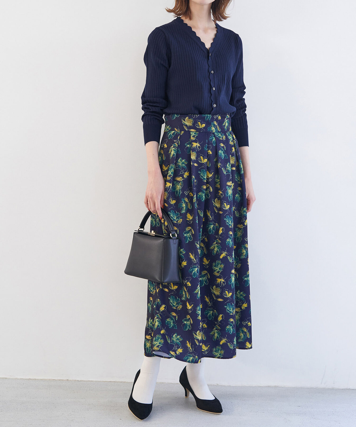 Rope&rsquo;Picnic「オーガニックスイスニットカーディガン」|カーディガン|