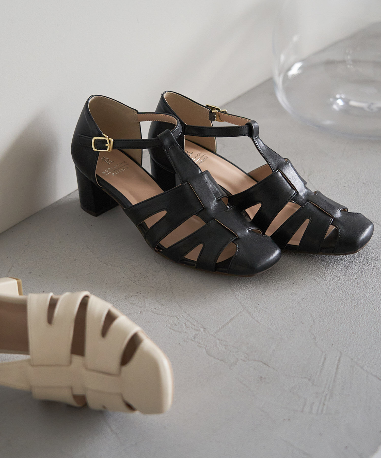 ROPE PICNIC PASSAGE「ヒールアップグルカサンダル」|サンダル|