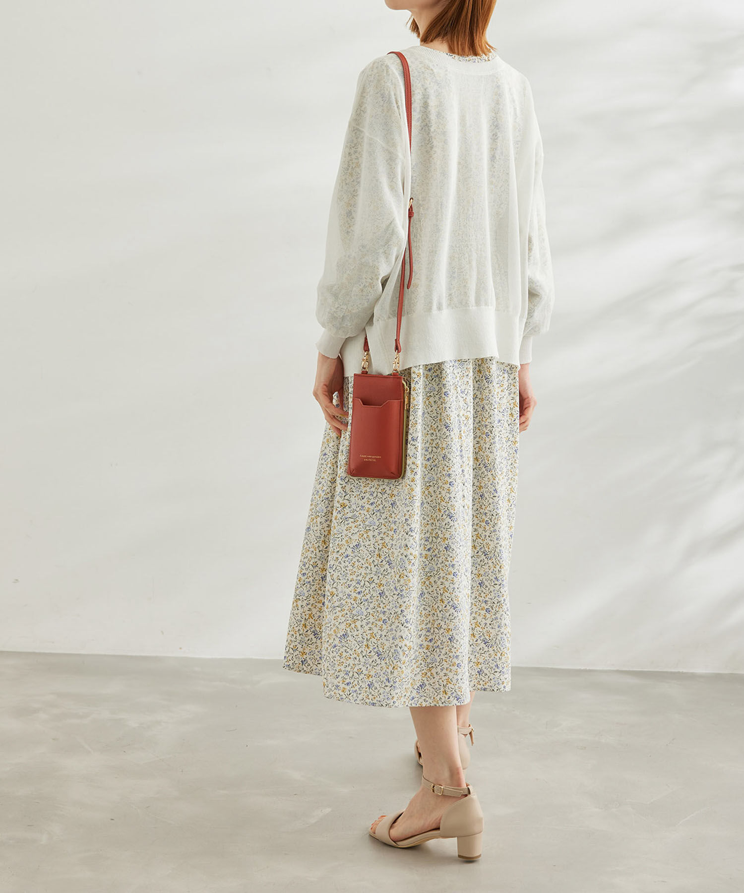 Rope&rsquo;Picnic「【WEB限定カラー:ピンク】2WAY/シアーカーディガン」|カーディガン|