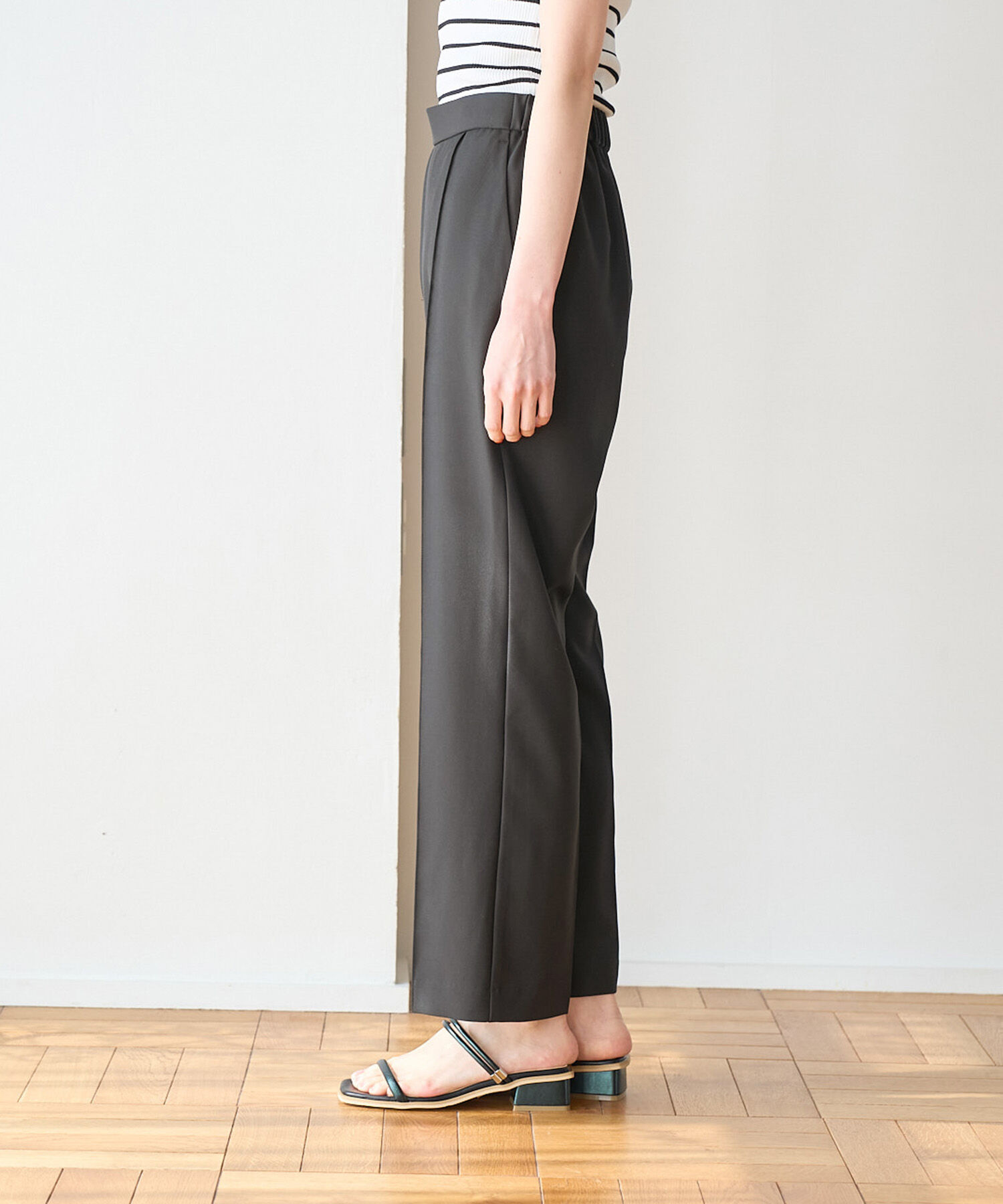 Rope&rsquo;Picnic「ラク美/スティックパンツ」|スラックス|