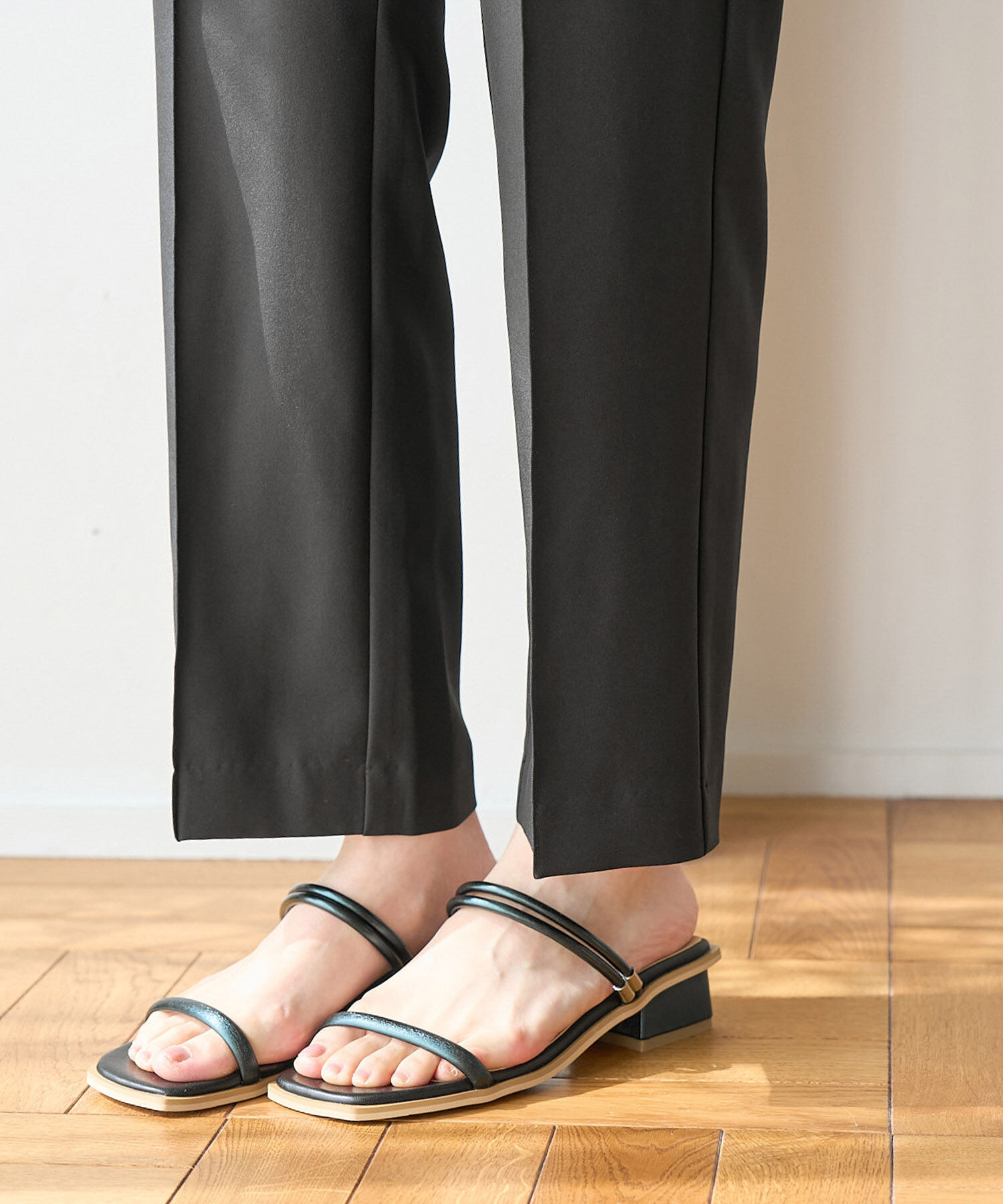 Rope&rsquo;Picnic「ラク美/スティックパンツ」|スラックス|