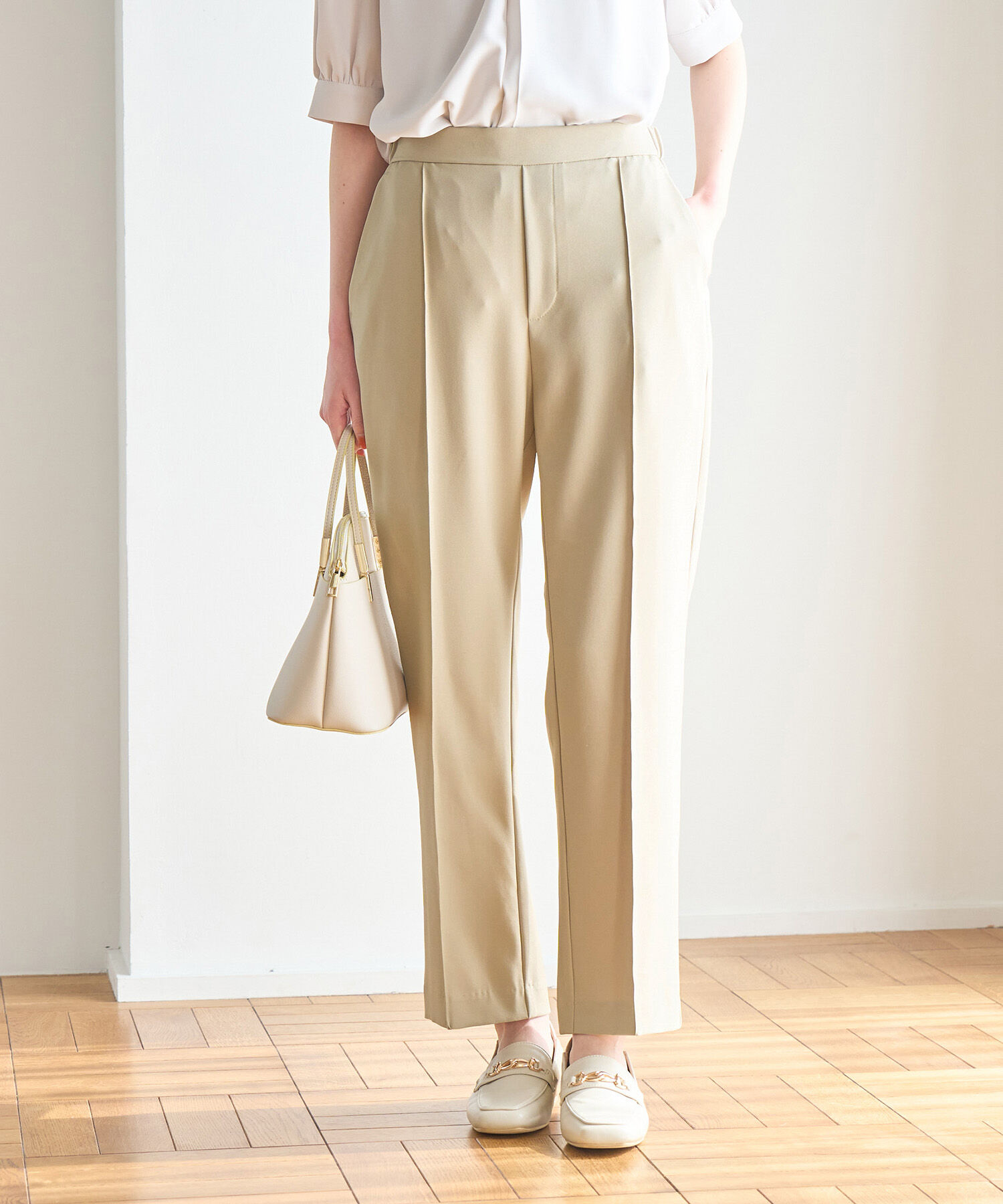 Rope&rsquo;Picnic「ラク美/スティックパンツ」|スラックス|