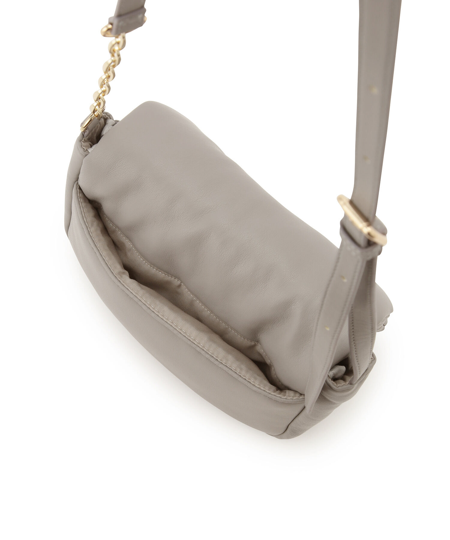 ROPE PICNIC PASSAGE「パディングアシンメトリーチェーンミニショルダーバッグ」|ショルダー・メッセンジャー|